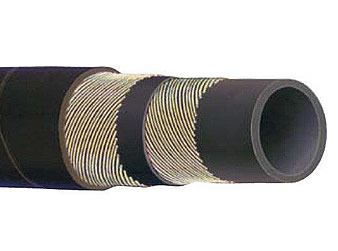 Two layers spiral cord steam hose
