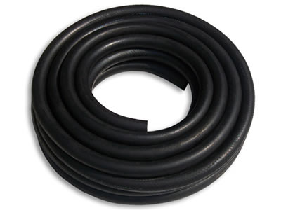 There is one roll of fuel oil hose displayed in the picture.