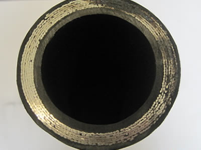 It is the cross section of one spiral steel wire rubber hose.